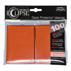 Ultra Pro - Eclipse Orange Pro-Matte Standard Sleeves 80Ct